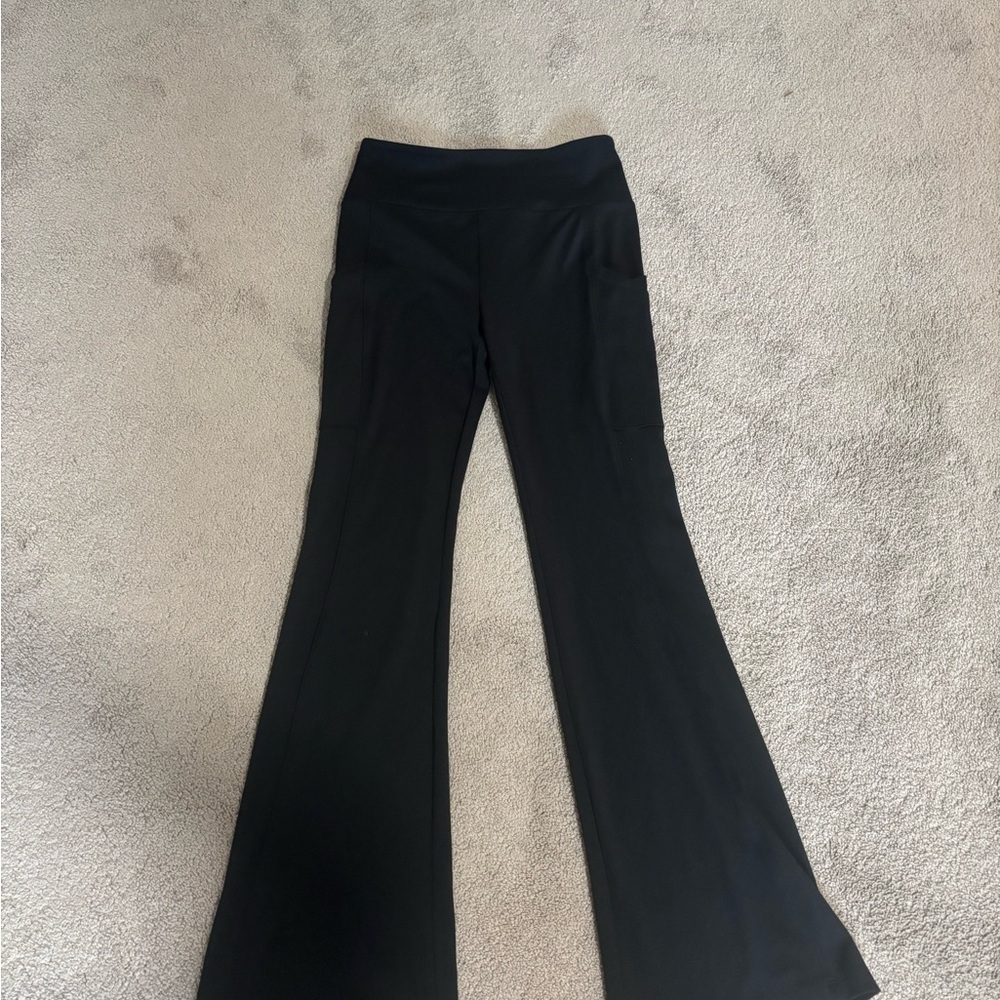 LOFT Black Flare Pants High-Waisted Boot Cut